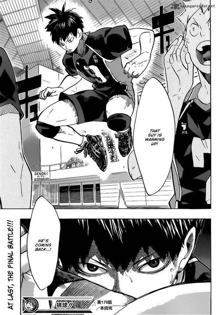 Haikyu!! Chapter 179 page 16