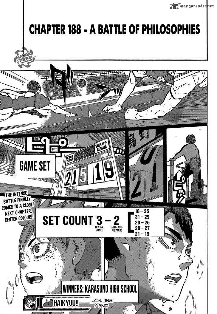 Haikyu!! Chapter 180 page 18