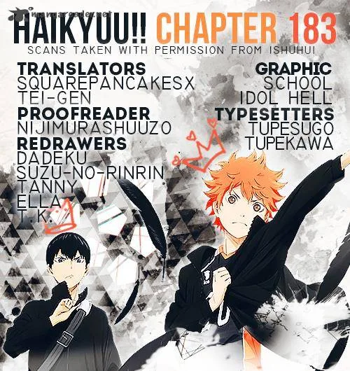 Haikyu!! Chapter 183 page 1