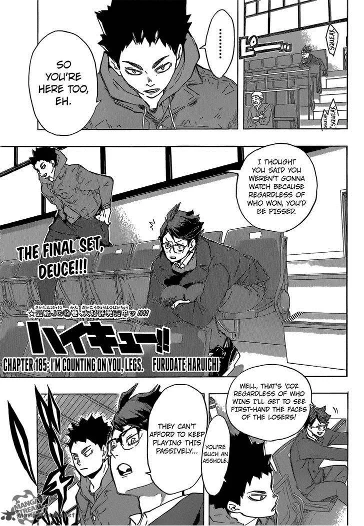 Haikyu!! Chapter 185 page 1