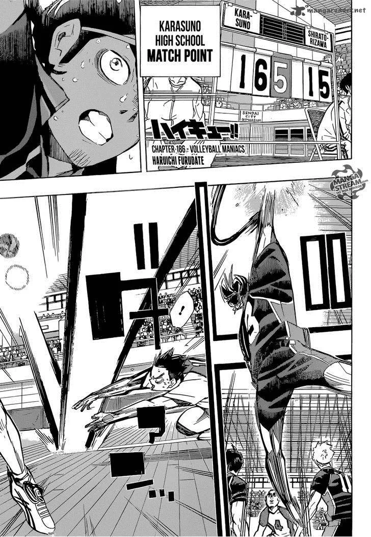 Haikyu!! Chapter 186 page 1