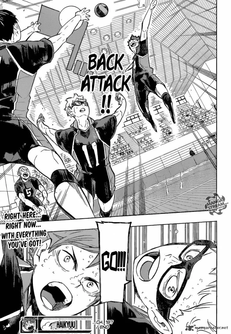 Haikyu!! Chapter 187 page 18