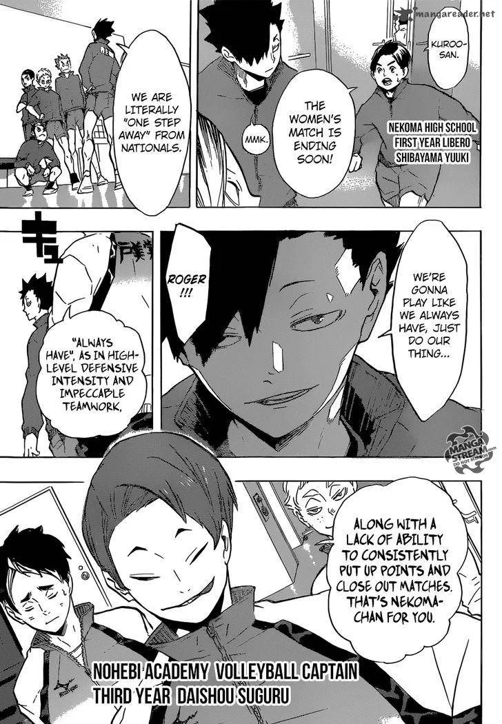 Haikyu!! Chapter 190 page 17