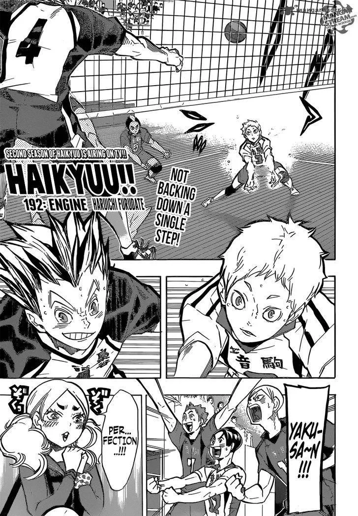 Haikyu!! Chapter 192 page 1