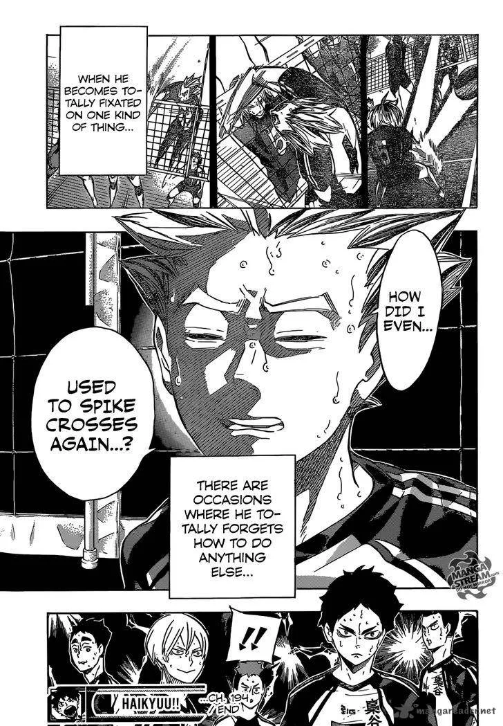 Haikyu!! Chapter 194 page 21