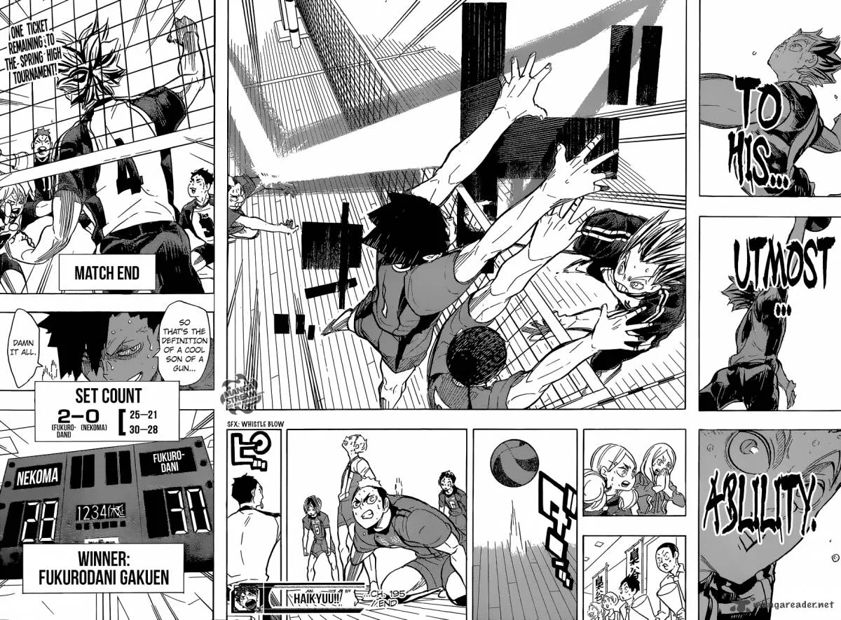 Haikyu!! Chapter 195 page 18
