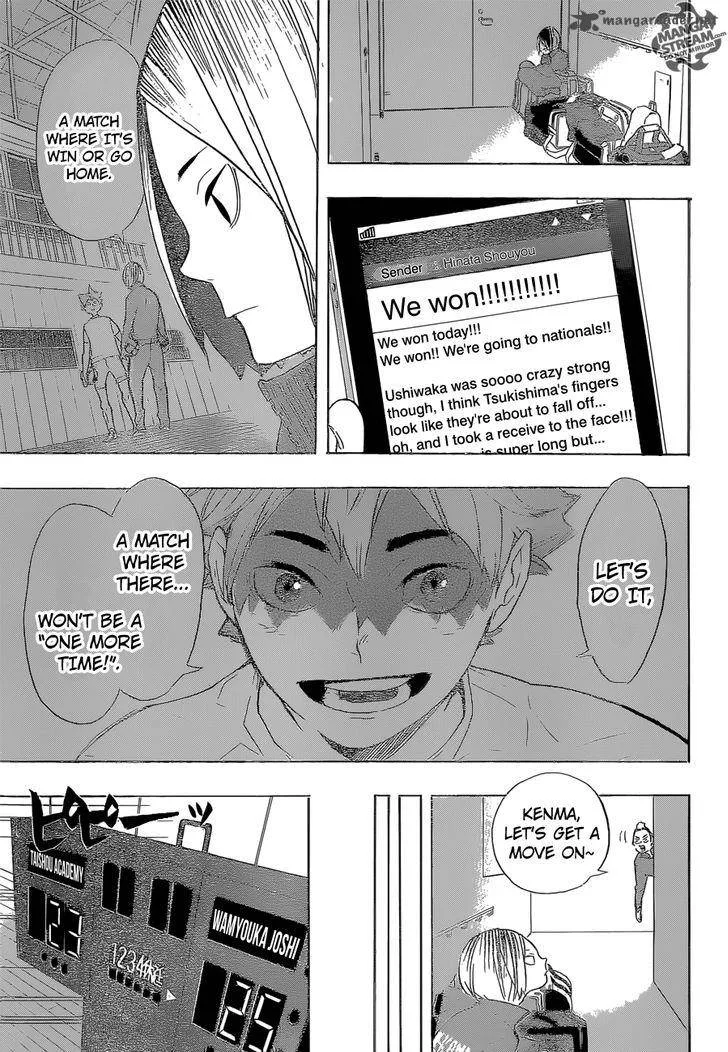 Haikyu!! Chapter 196 page 9