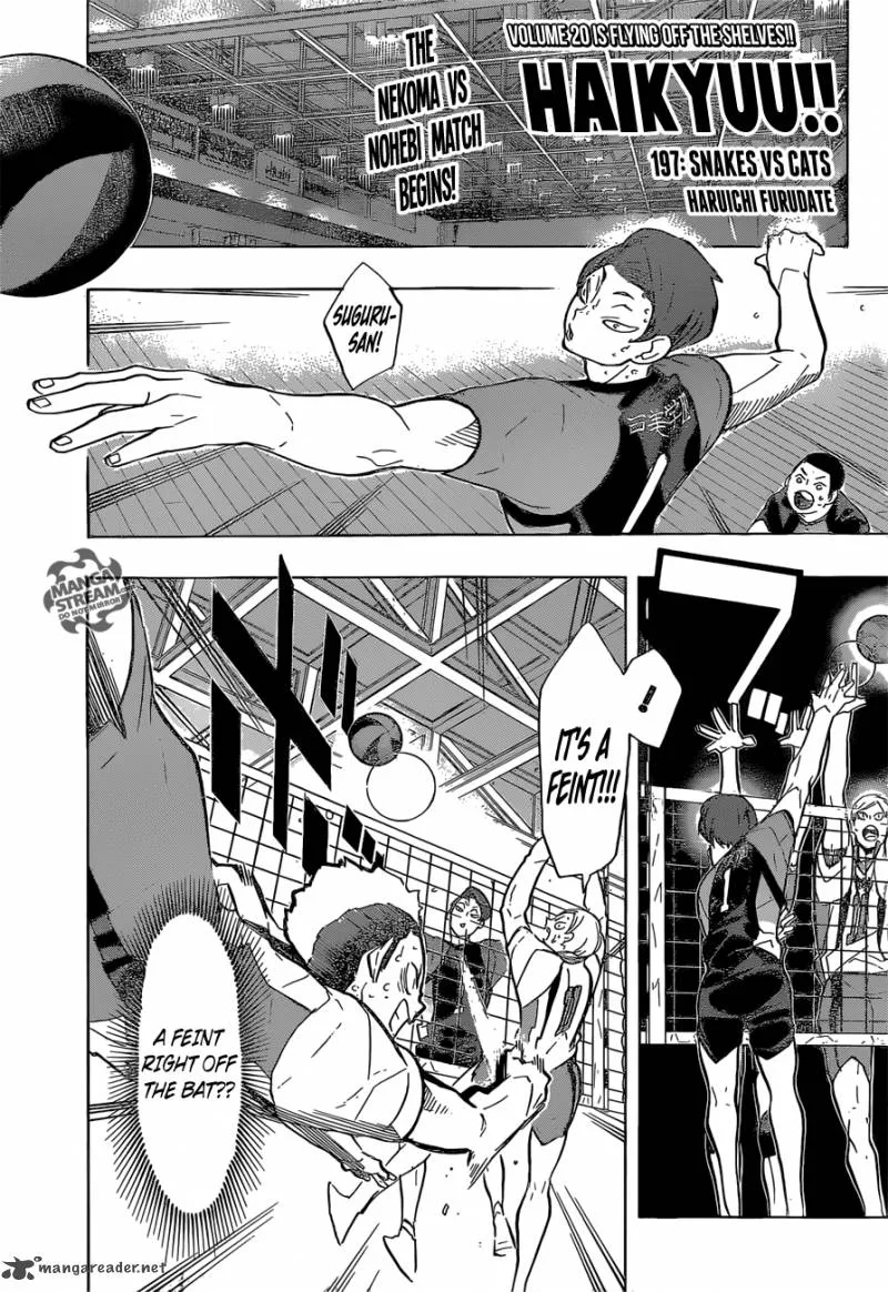 Haikyu!! Chapter 197 page 1