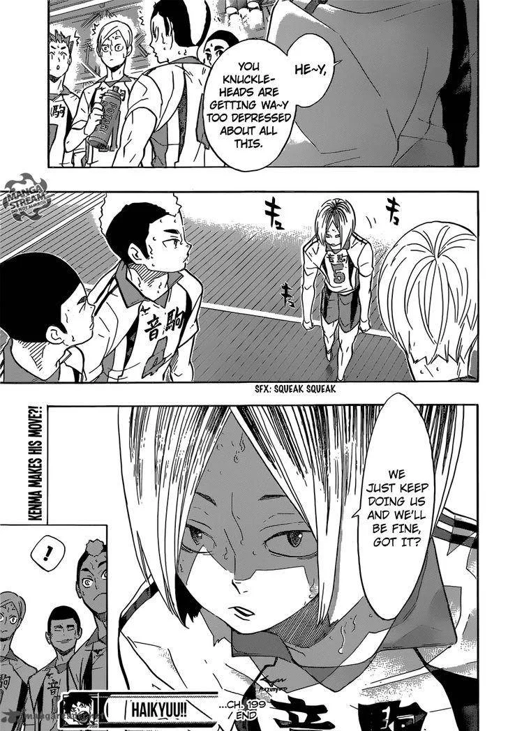 Haikyu!! Chapter 199 page 20