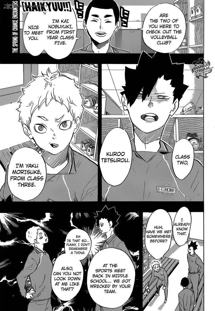 Haikyu!! Chapter 200 page 1