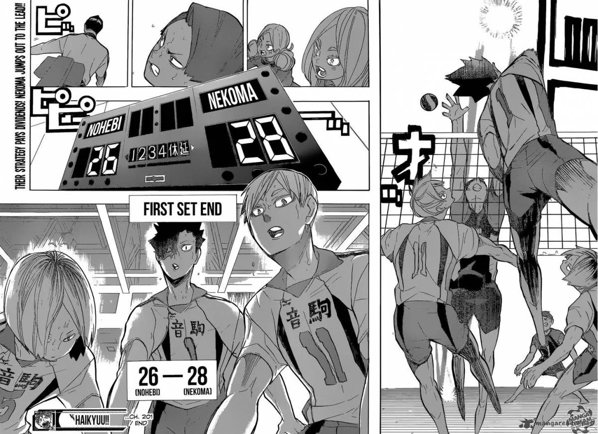 Haikyu!! Chapter 201 page 18