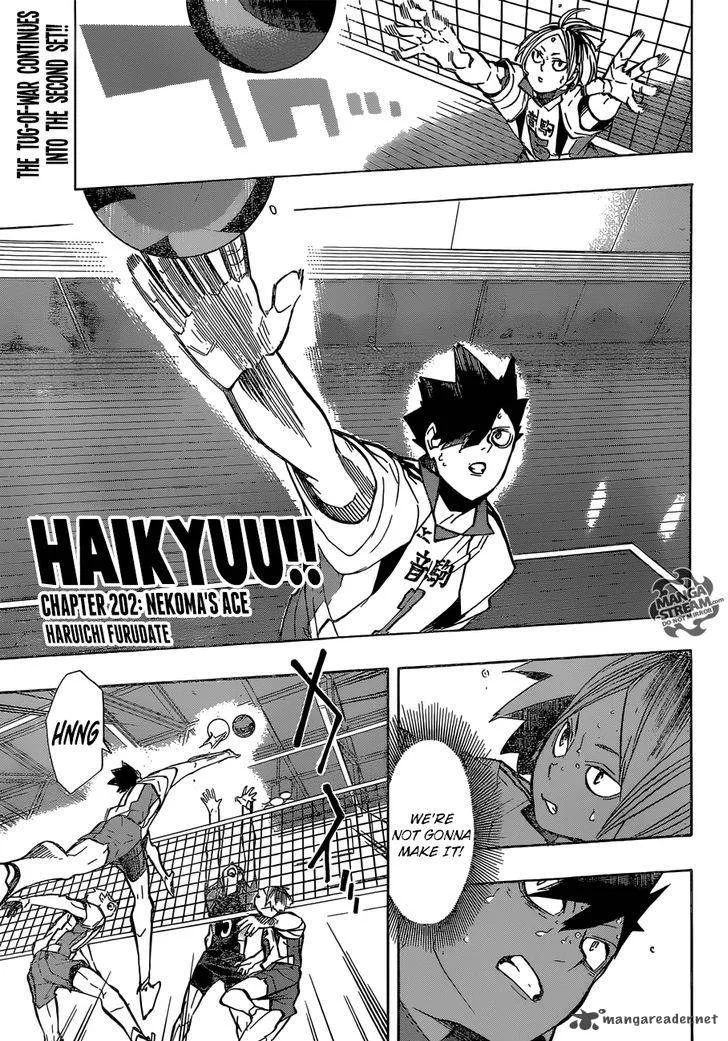 Haikyu!! Chapter 202 page 1