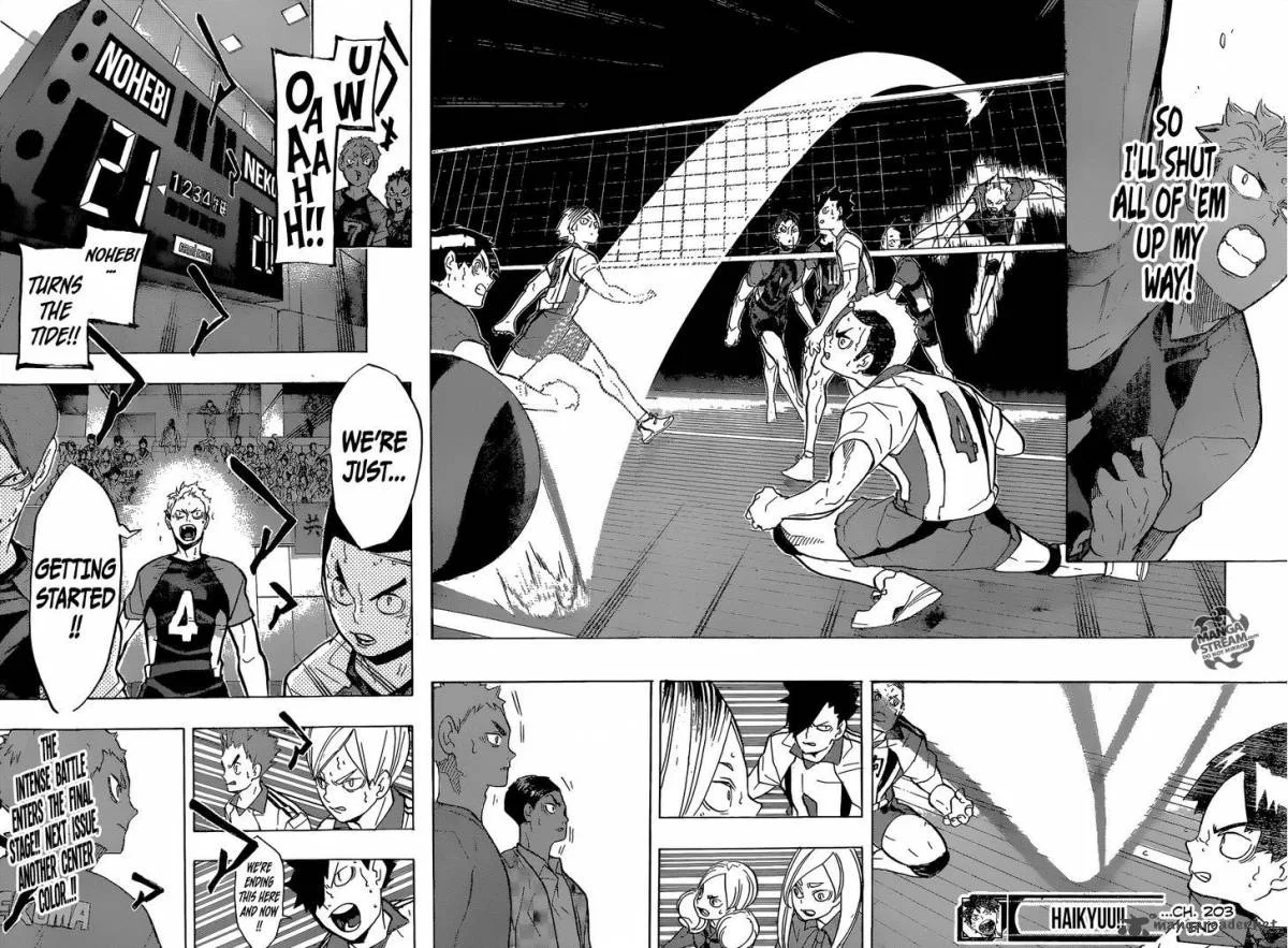 Haikyu!! Chapter 203 page 19