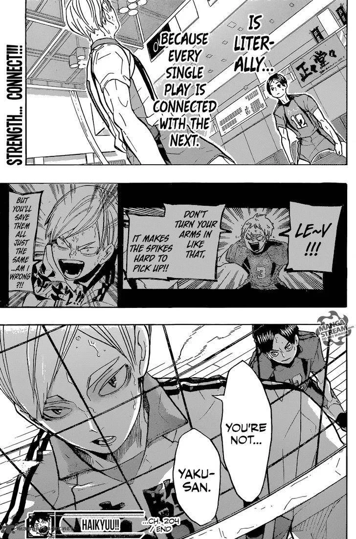 Haikyu!! Chapter 204 page 20