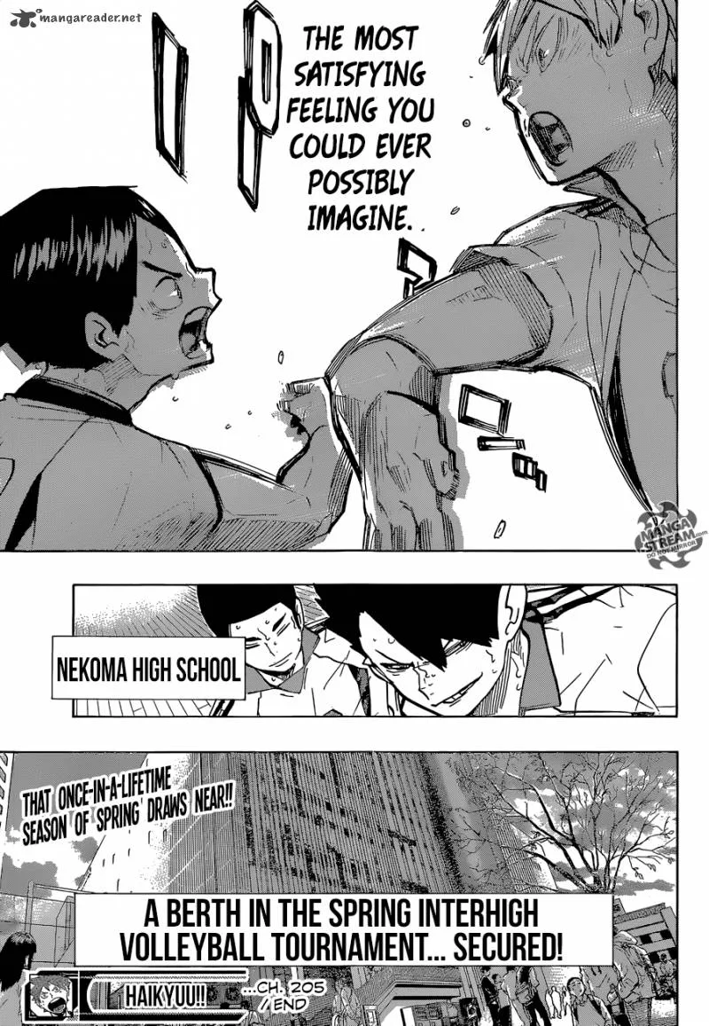 Haikyu!! Chapter 205 page 16
