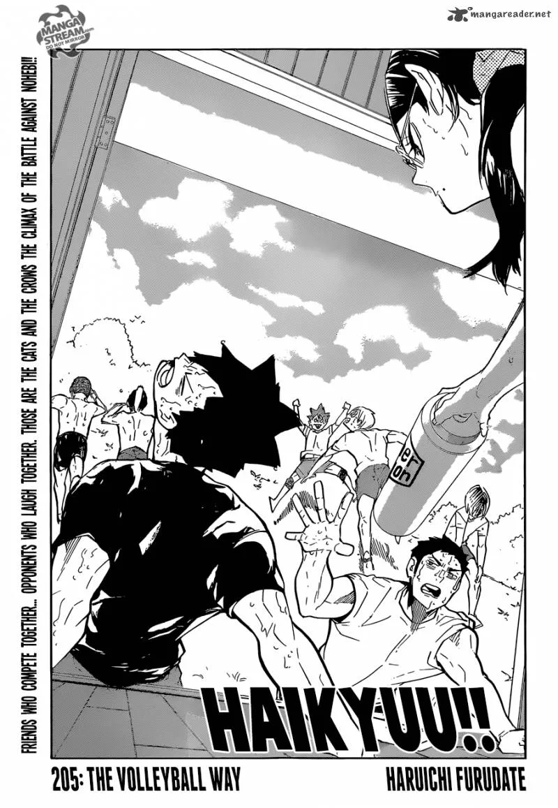 Haikyu!! Chapter 205 page 1
