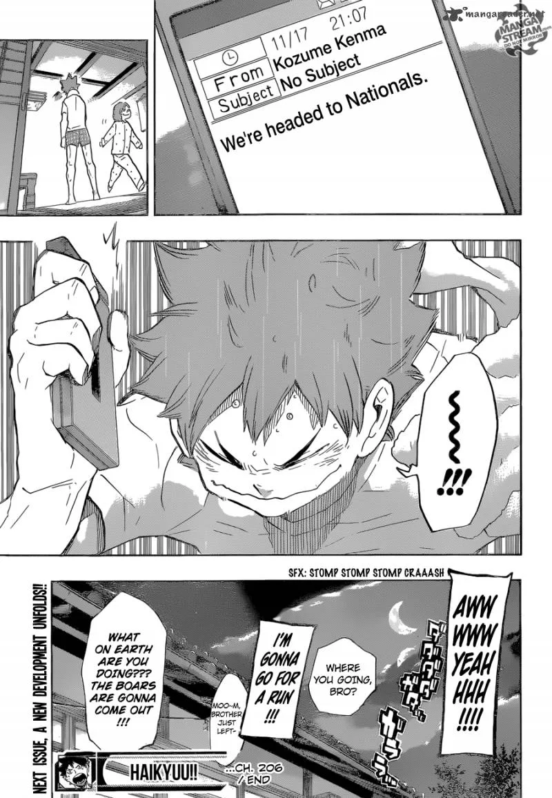 Haikyu!! Chapter 206 page 18