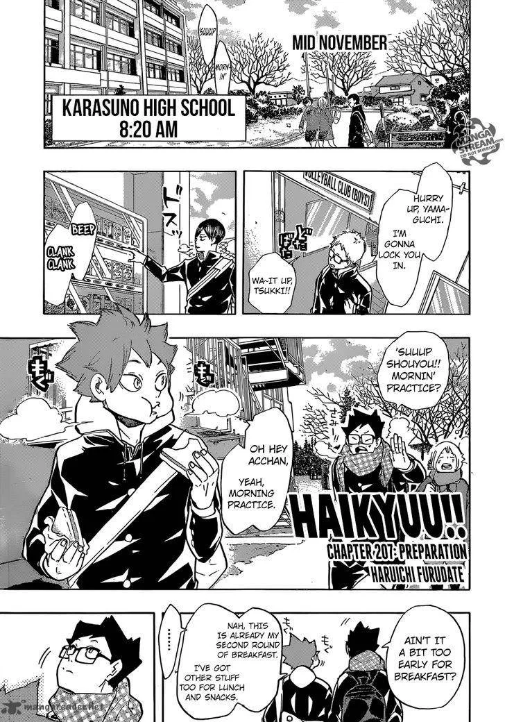 Haikyu!! Chapter 207 page 1
