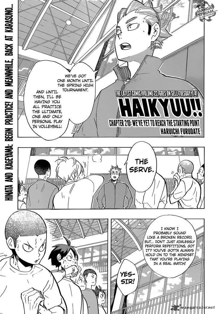 Haikyu!! Chapter 210 page 1