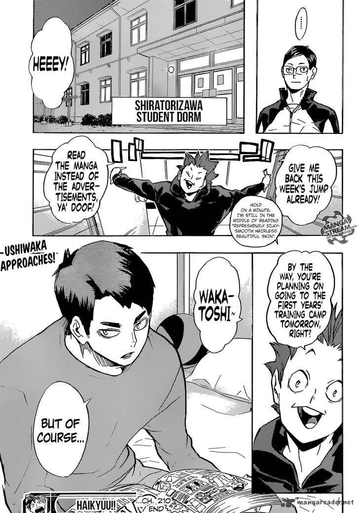 Haikyu!! Chapter 210 page 20
