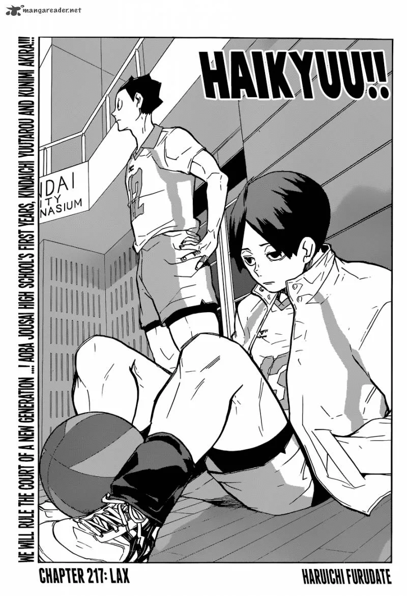Haikyu!! Chapter 217 page 1