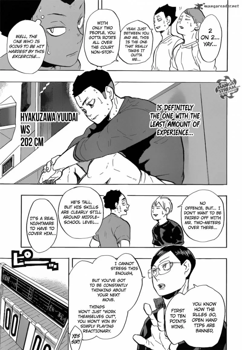 Haikyu!! Chapter 217 page 8