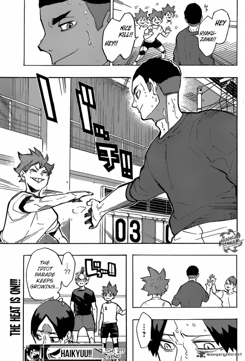 Haikyu!! Chapter 217 page 20