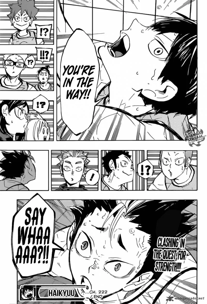 Haikyu!! Chapter 222 page 20