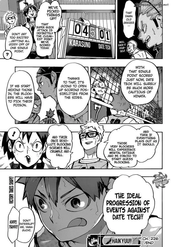 Haikyu!! Chapter 226 page 19