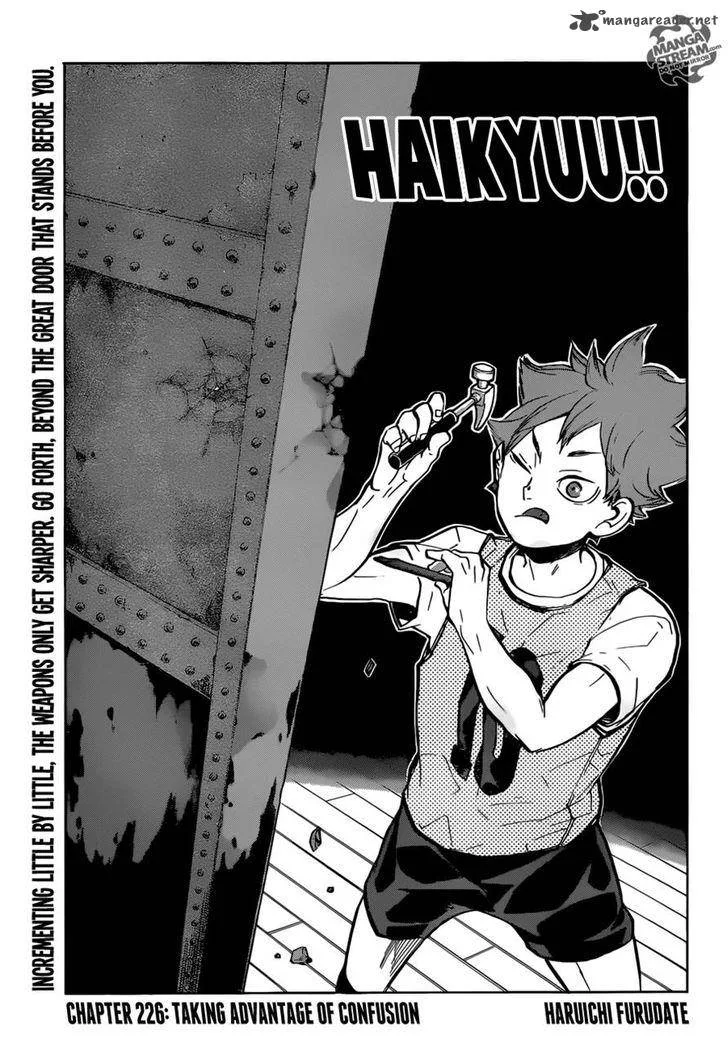Haikyu!! Chapter 226 page 1