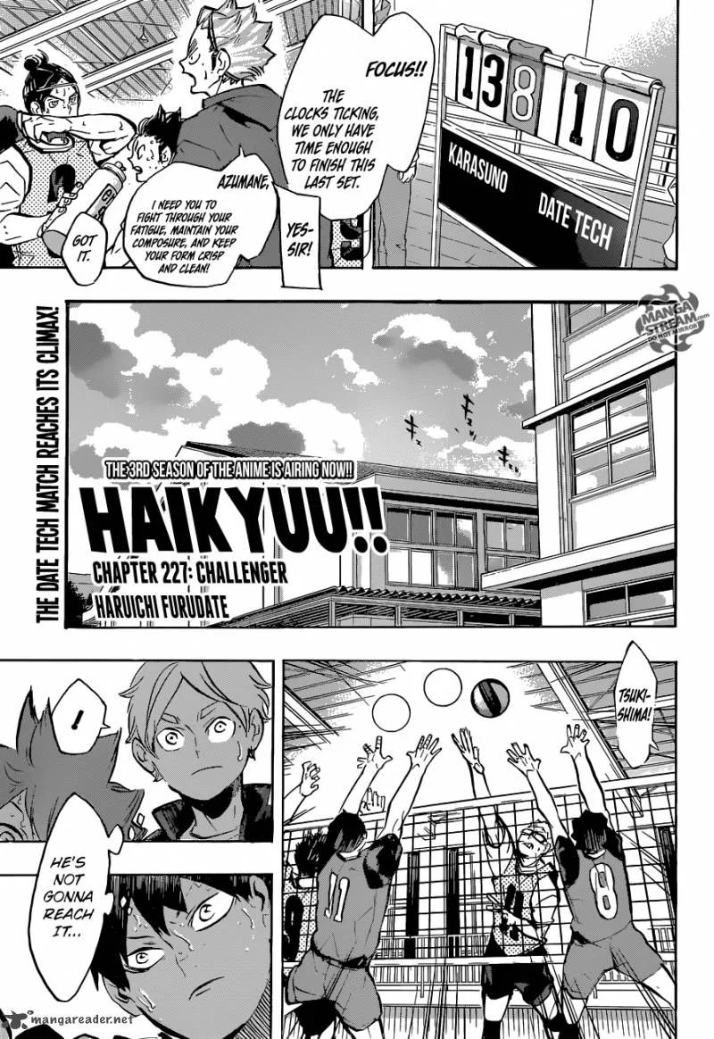 Haikyu!! Chapter 227 page 1