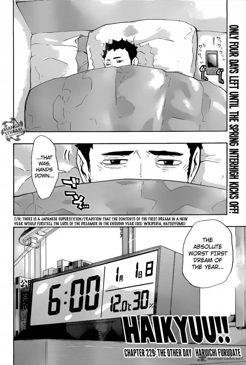 Haikyu!! Chapter 229 page 4