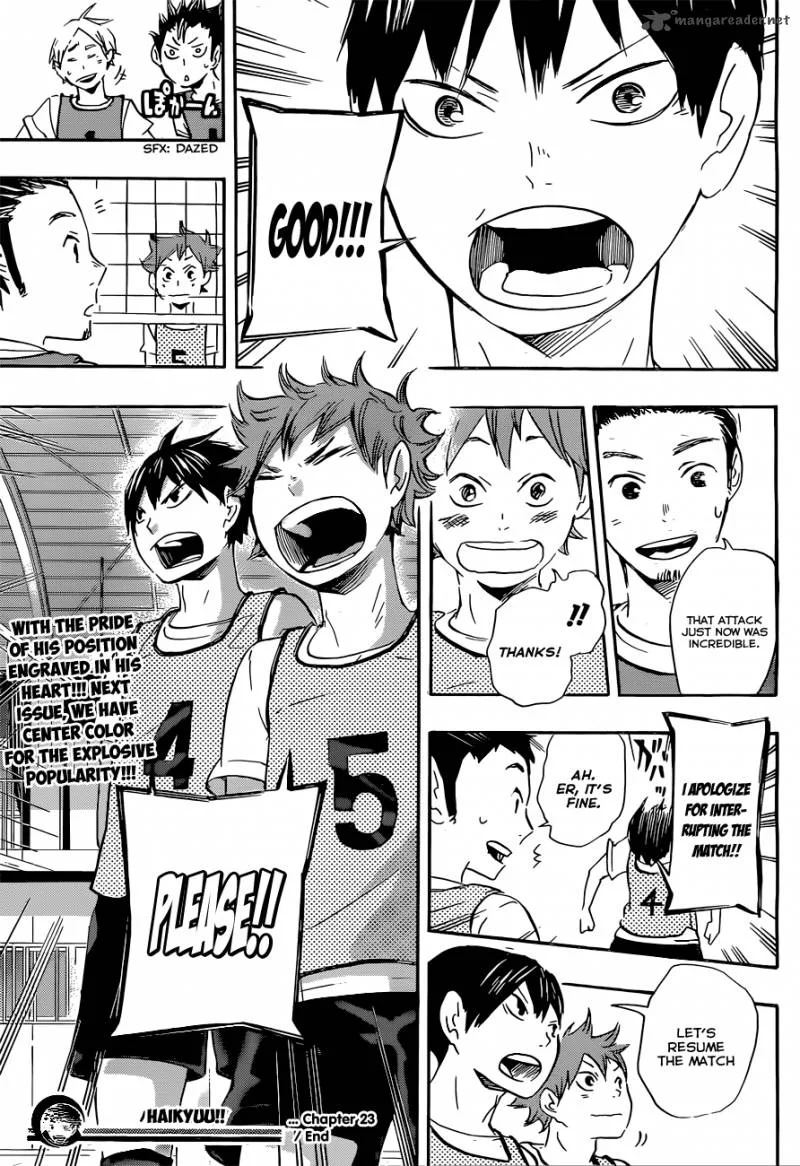 Haikyu!! Chapter 23 page 18