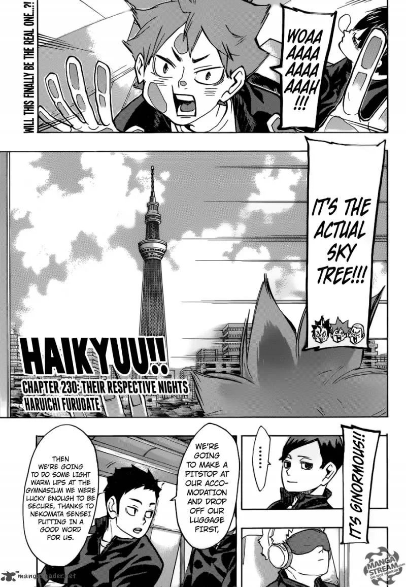 Haikyu!! Chapter 230 page 1