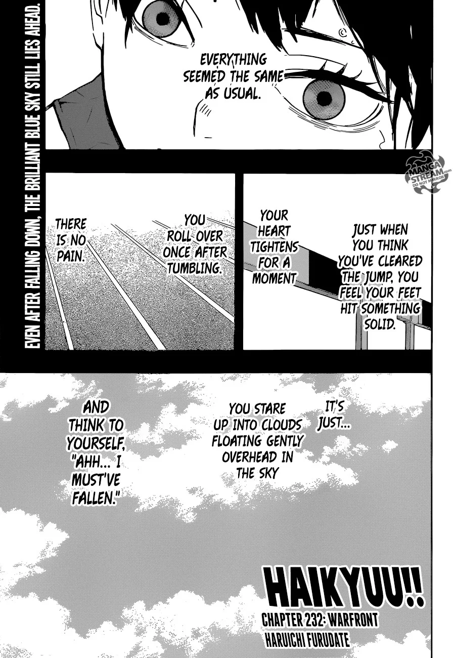 Haikyu!! Chapter 232 page 1