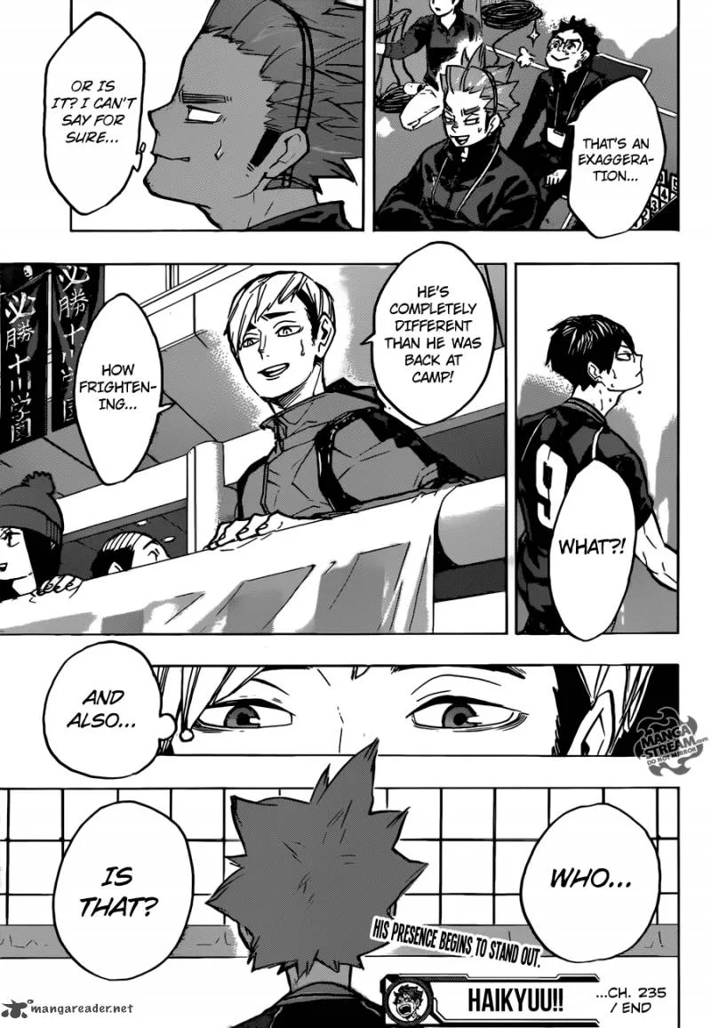 Haikyu!! Chapter 235 page 18