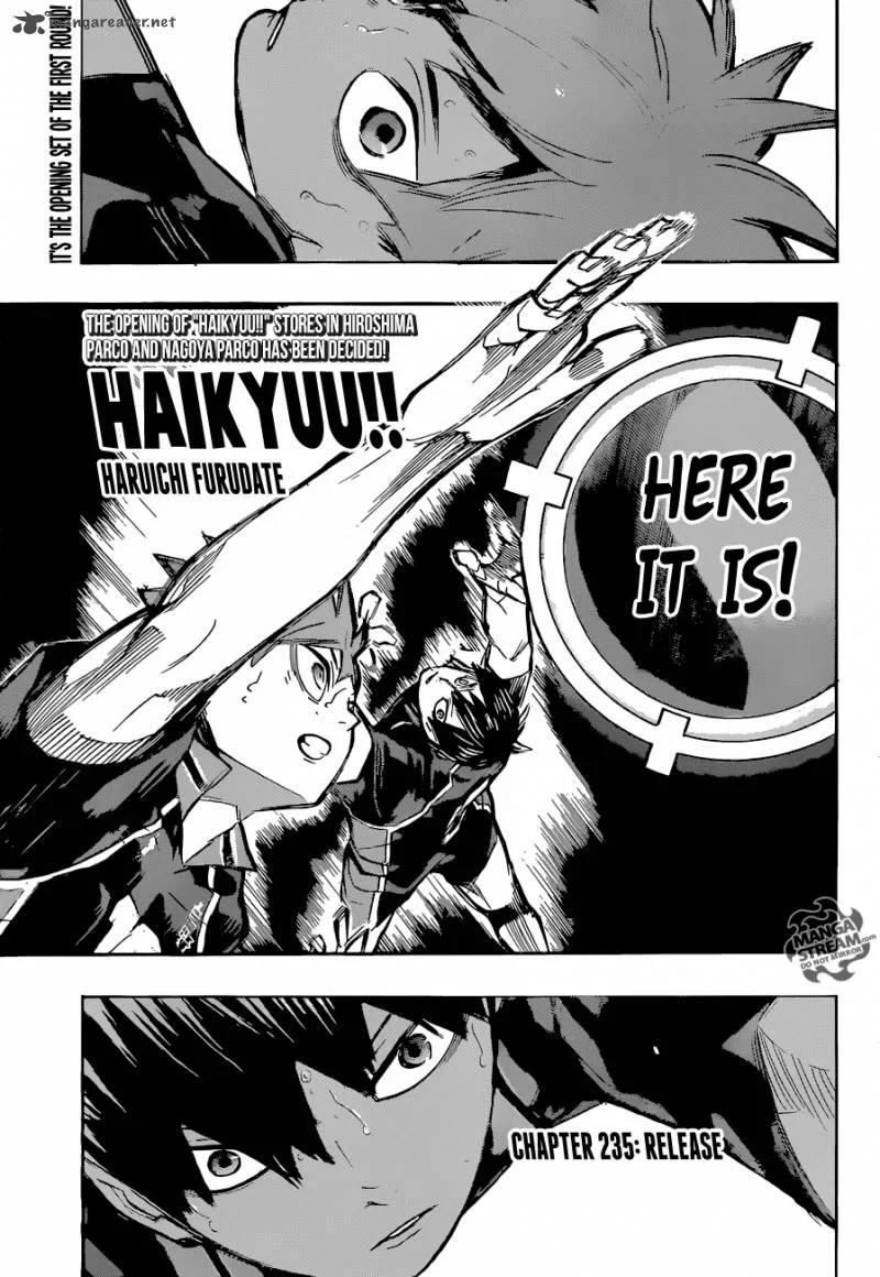 Haikyu!! Chapter 235 page 1