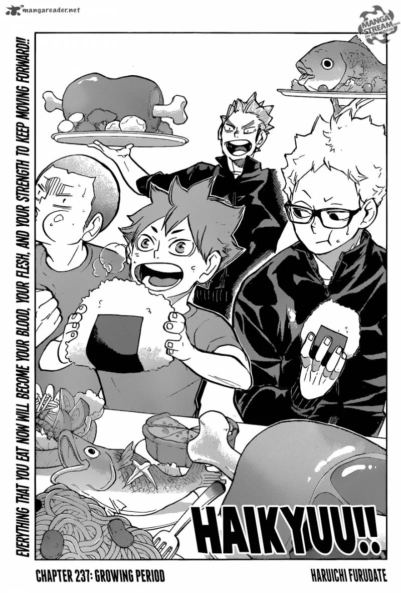 Haikyu!! Chapter 237 page 1