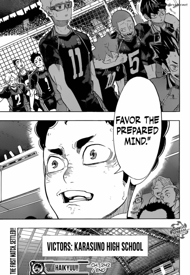 Haikyu!! Chapter 242 page 18
