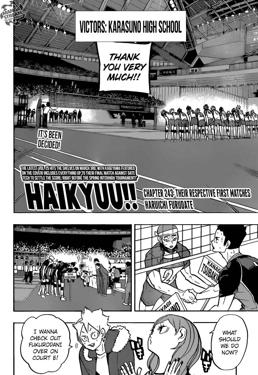 Haikyu!! Chapter 243 page 2