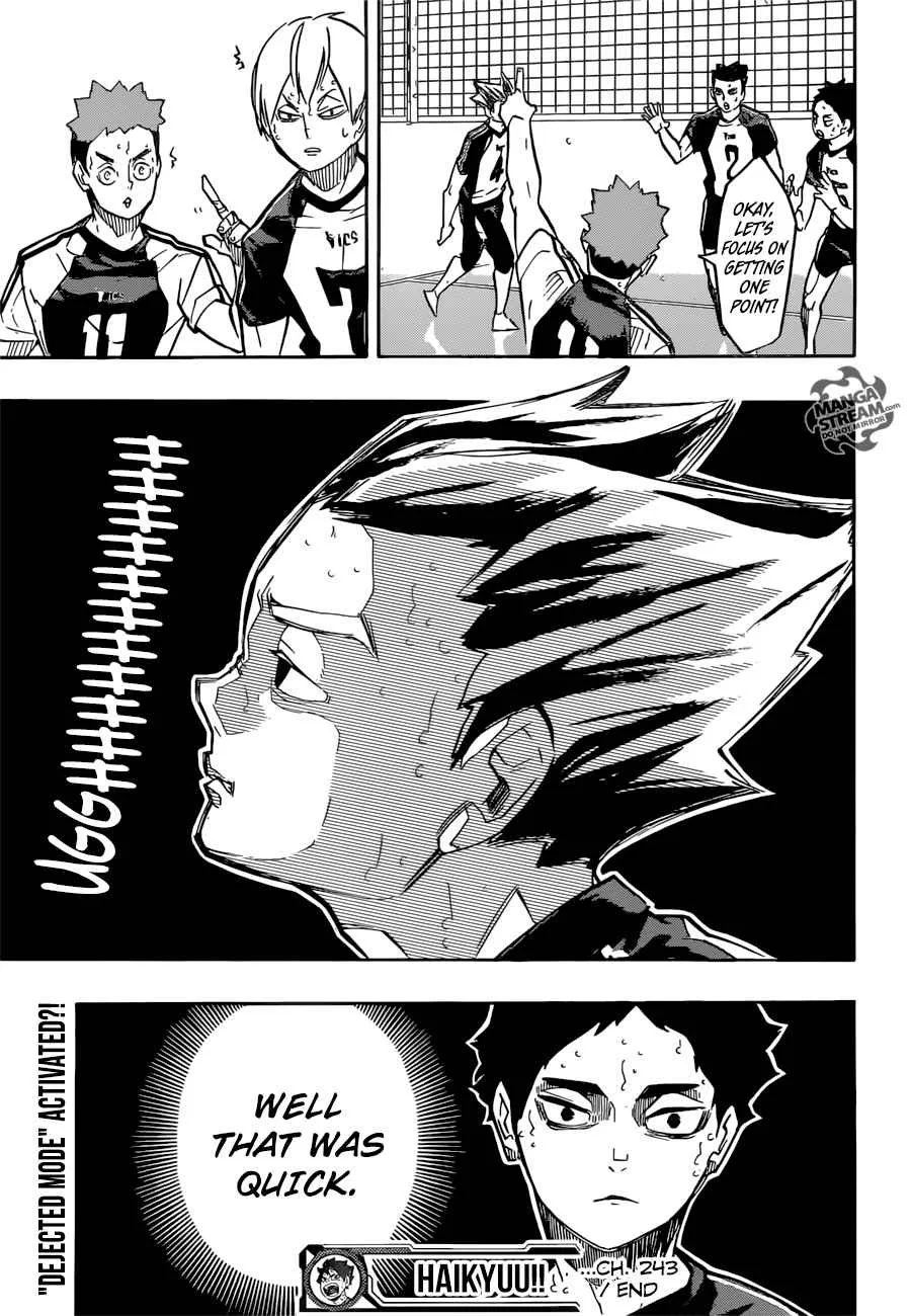 Haikyu!! Chapter 243 page 19