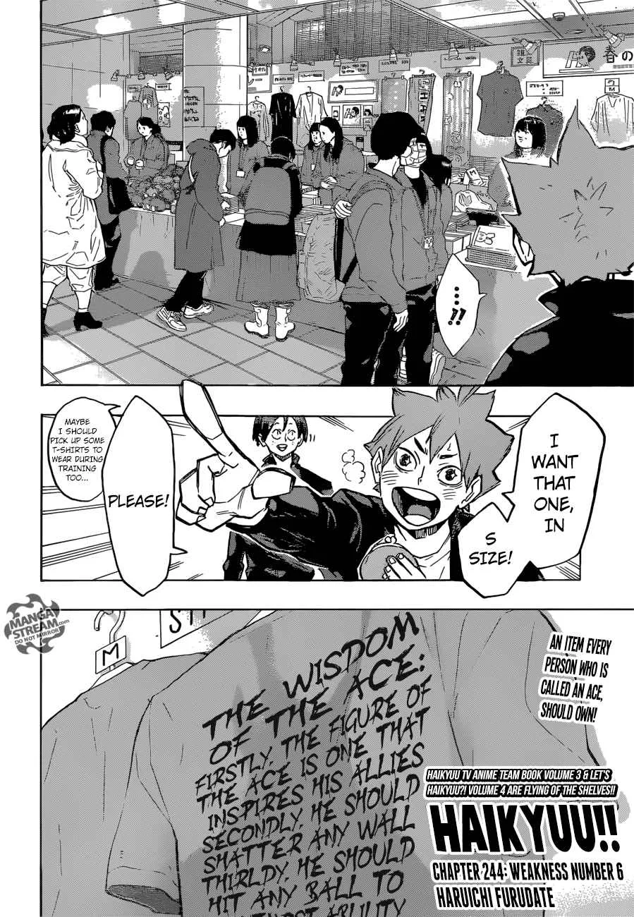 Haikyu!! Chapter 244 page 2