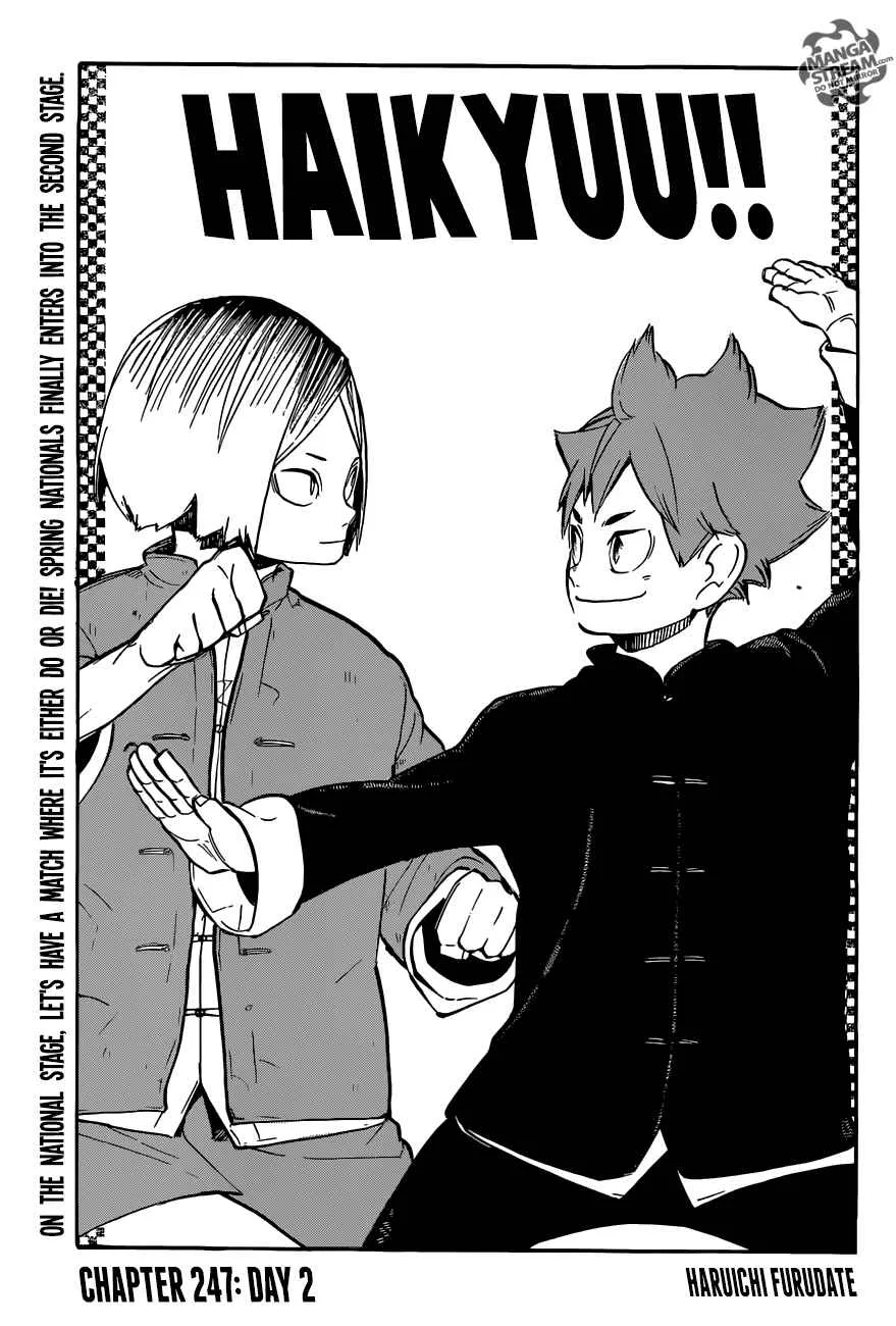 Haikyu!! Chapter 247 page 1