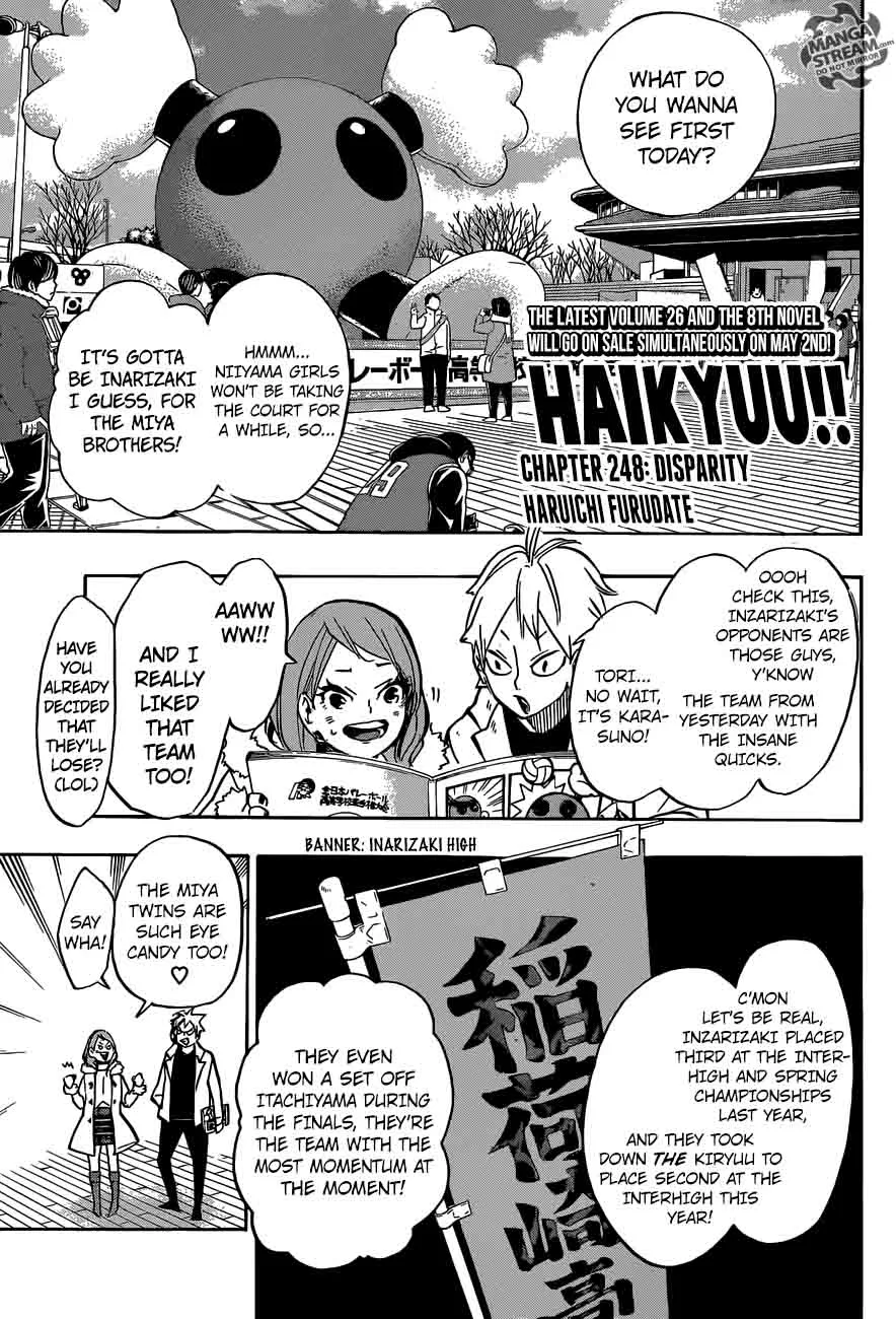 Haikyu!! Chapter 248 page 1
