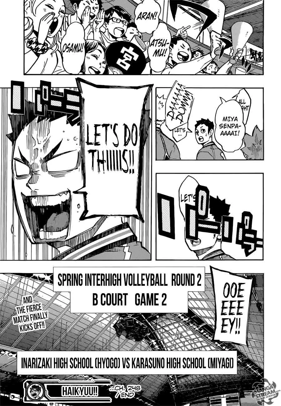 Haikyu!! Chapter 248 page 18