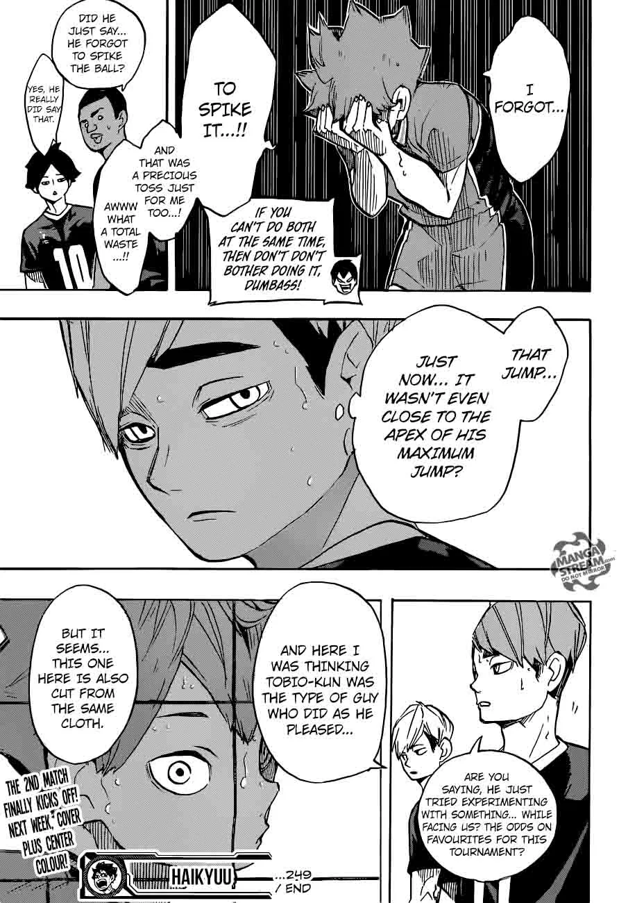Haikyu!! Chapter 249 page 20