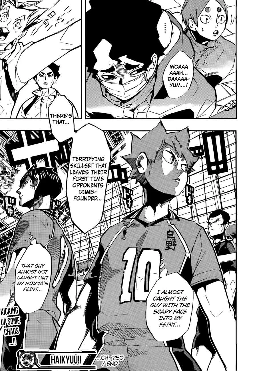 Haikyu!! Chapter 250 page 17
