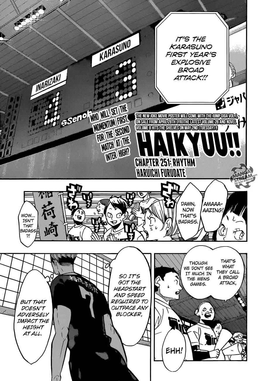 Haikyu!! Chapter 251 page 1