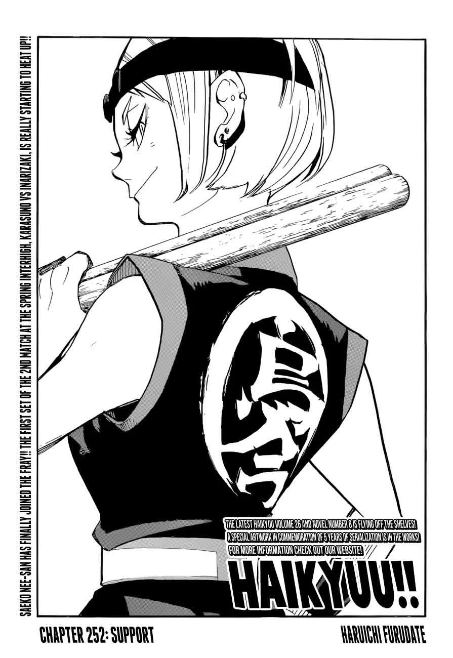 Haikyu!! Chapter 252 page 1