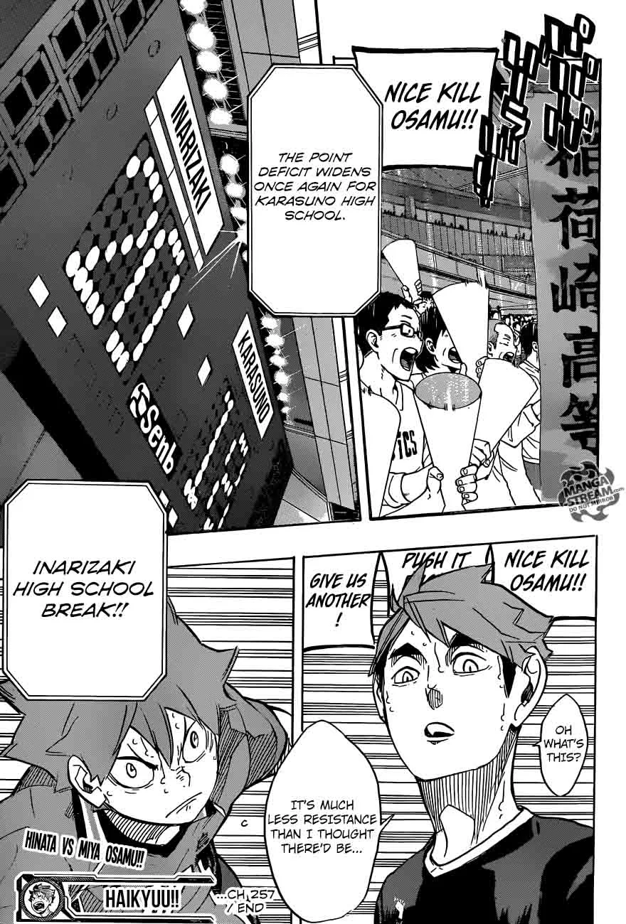 Haikyu!! Chapter 257 page 18